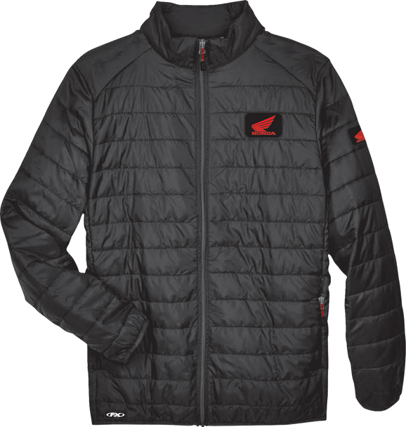 FACTORY EFFEX Honda Puffer Jacket - Black - Large 28-85314