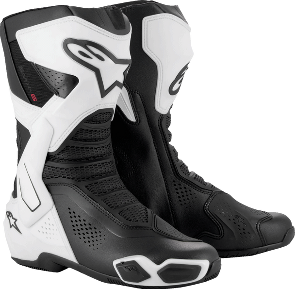 ALPINESTARS SMX-6 V3 Vented Boots - Black/White - US 11.5/EU 46 2223225-21-46