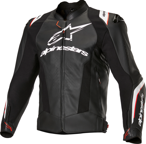 ALPINESTARS Missile v3 Ignition Leather Jacket - Black/White - US 46 / EU 56 3100325-12-56