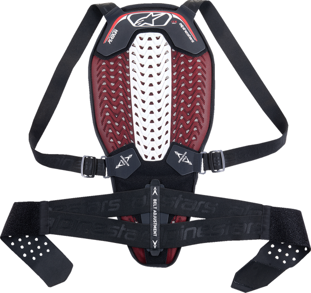 ALPINESTARS Nucleon Plasma Back Protector - Black/White/Red - XL 6504325-123-XL