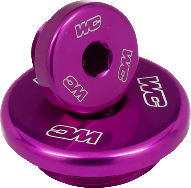 WORKS CONNECTION Engine Plug - Purple - Yamaha 24-P551