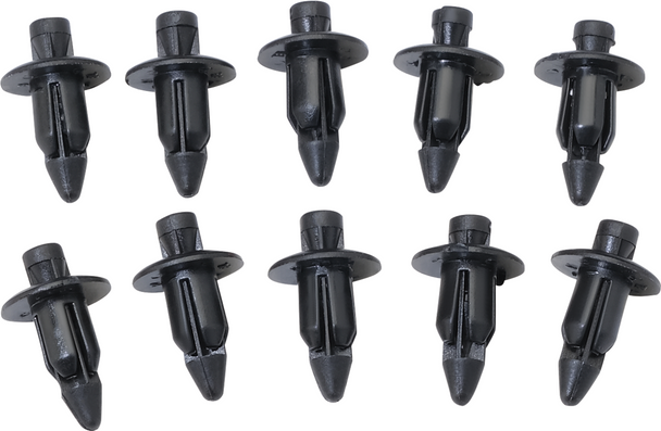 MOOSE RACING Push Rivet Kit - Three Stage - M6 - 10 Pack 1725