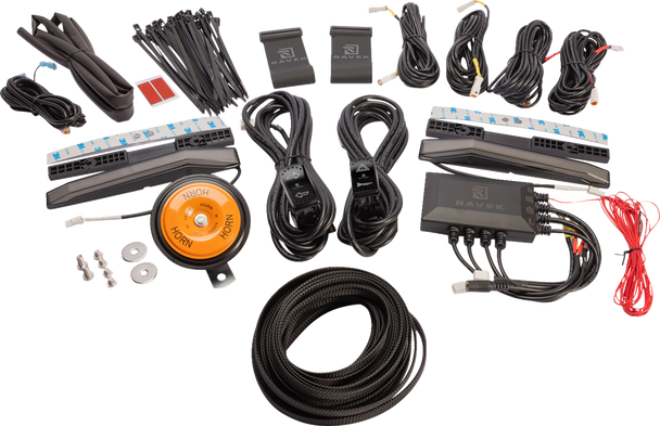 RAVEK Turn Signal Kit - Amber - White Running Lights - Ranger 64-102