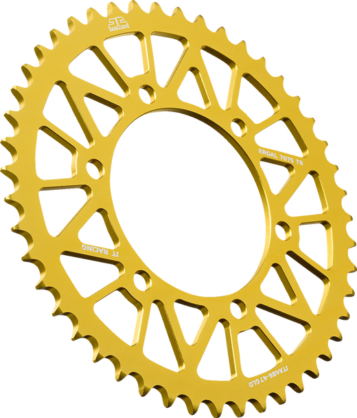 JT SPROCKETS Rear Sprocket - Aluminum - 47 Tooth - Gold - YZF-R1/LE JTA486.47GLD