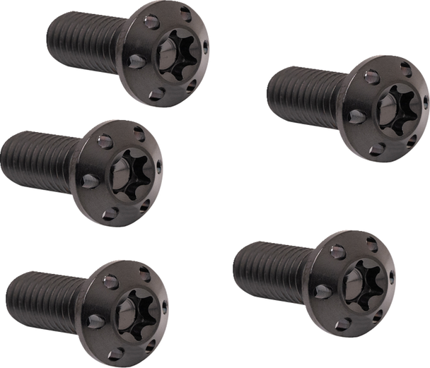 ARLEN NESS Bolt Kit - Holeshot/Brake Rotor/Front - Hub Mount - Black - 5/16"-18 x 7/8" - 5 Pack 300-913