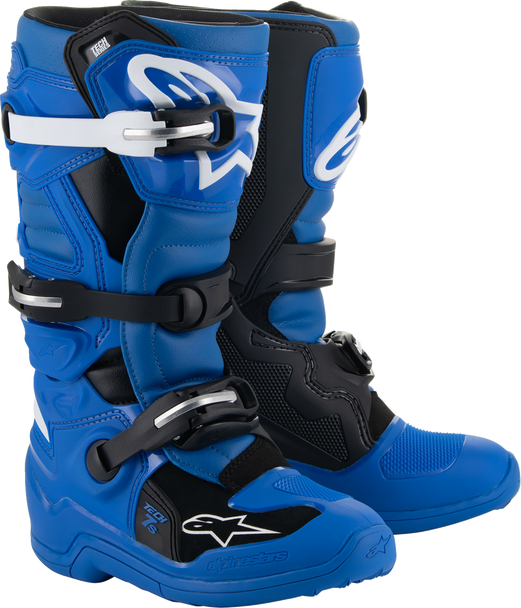 ALPINESTARS Youth Tech 7S Boots - Blue/Black/White - US 4 2015017-712-4