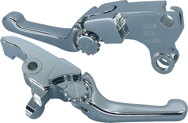 PSR Lever Set - Anthem - Harley Davidson - Short - Chrome 12-01667-20