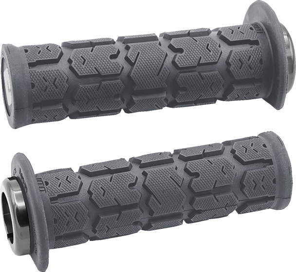 ODI Rogue 2.1 Lock-On Grips - ATV/PWC - Graphite/Silver J33RGH-S