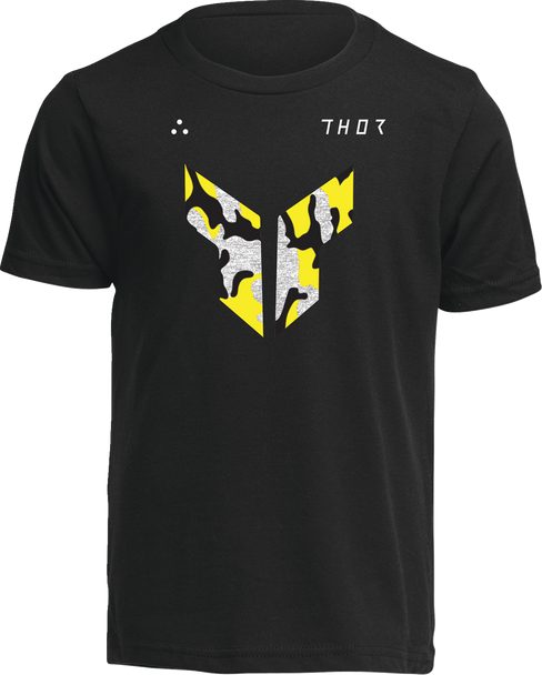 THOR Youth Iconic T-Shirt - Toxic Black - XS 3032-3836