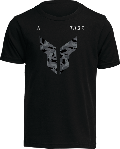 THOR Youth Iconic T-Shirt - Carbon Black - Large 3032-3829