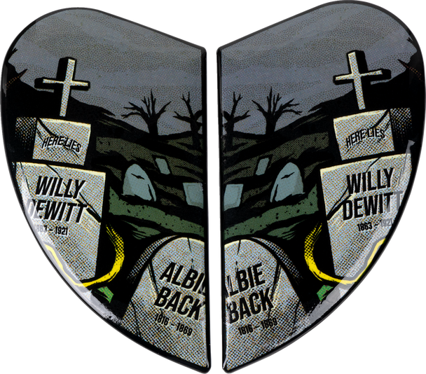 ICON Airform* Side Plates - Dead Serious - Black 0133-1659