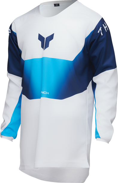 THOR Youth LAUNCHMODE Storm Jersey - White - Medium 2912-2569