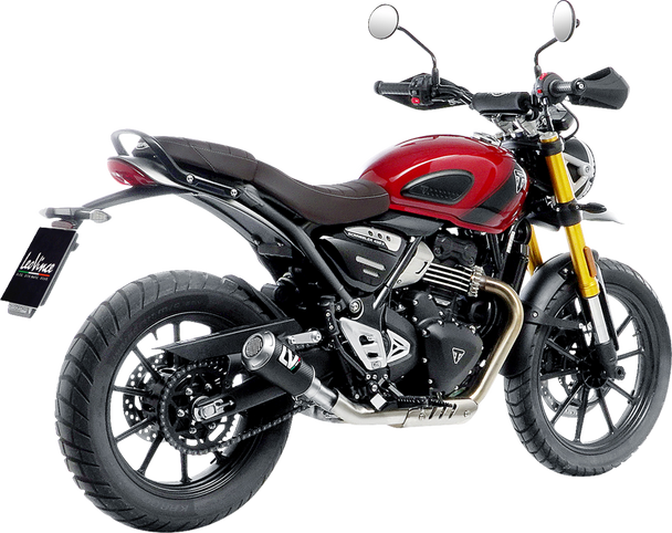 LEOVINCE LV-10 Slip-On Muffler - Carbon Fiber - Scrambler/Speed 400 15268CU