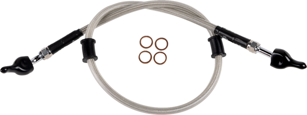 MOOSE RACING Brake Line - Stainless Steel K02-1-029/P MOOSE RACING Brake Line - Stainless Steel K02-1-029/P