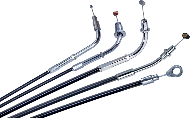 BARNETT High-Efficiency Black Vinyl Clutch Cable - +6" 101-30-10066-6