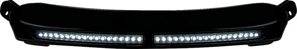 CUSTOM DYNAMICS LED Windshield Trim - Gloss Black CD-RG-CV-W-B