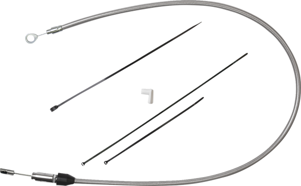 DRAG SPECIALTIES Quick Connect Clutch Cable - Upper - 32" - Stainless Steel 53234-2HE