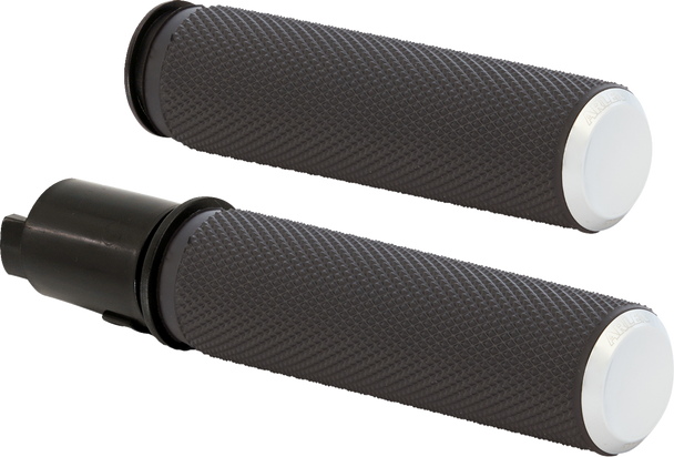 ARLEN NESS Grips - Knurled - TBW - Chrome 500-051