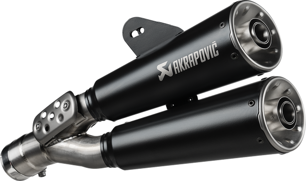 AKRAPOVIC Slip-On Line Muffler - Black S-B12SO25-HISSSBL AKRAPOVIC Slip-On Line Muffler - Black S-B12SO25-HISSSBL