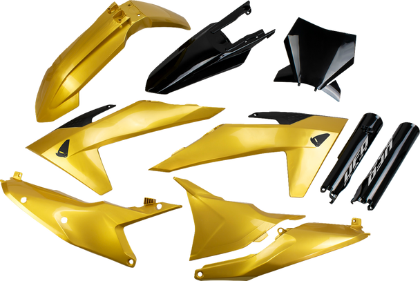 UFO Body Kit - Gold/Black - KTM '23-'24 KTKIT529F@24