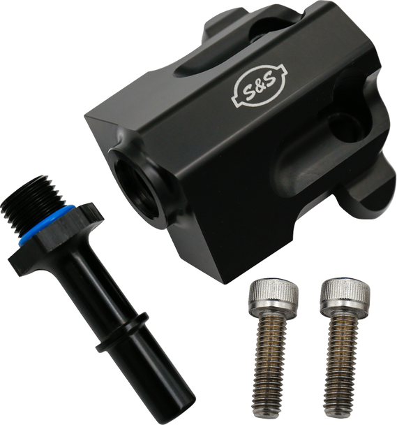 S&S CYCLE Replacement Fuel Rail Kit - Black - M8 Touring 160-0280