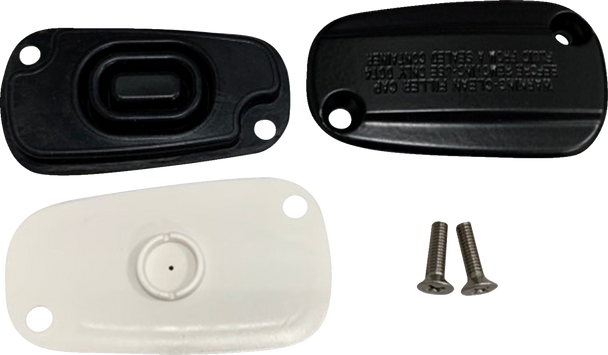 DRAG SPECIALTIES Rear Master Cylinder Cover - M8 Softail - Black 78700B