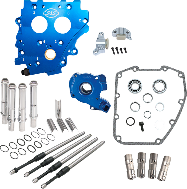 S&S CYCLE Cam Chest Kit without Cams - Chain Drive - Chrome Pushrods - Twin Cam 310-1271