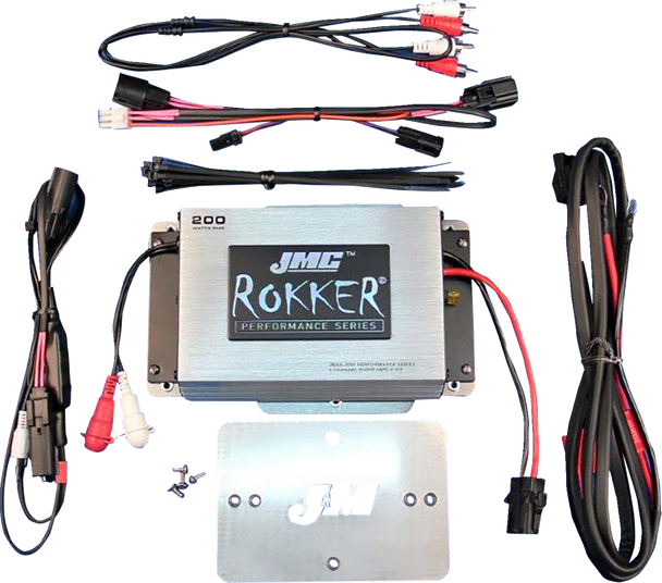 J & M 200 W Amplifier Kit - '14-'23 FLHX/FLHT/RG3 JMA6-200HR15