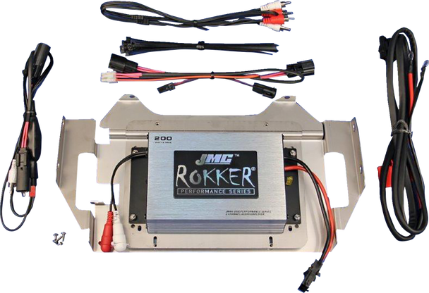 J & M 200 W Amplifier Kit - '14-'23 FLHX/FLHT/FLHCUTG JMA6-200HC14 J & M 200 W Amplifier Kit - '14-'23 FLHX/FLHT/FLHCUTG JMA6-200HC14