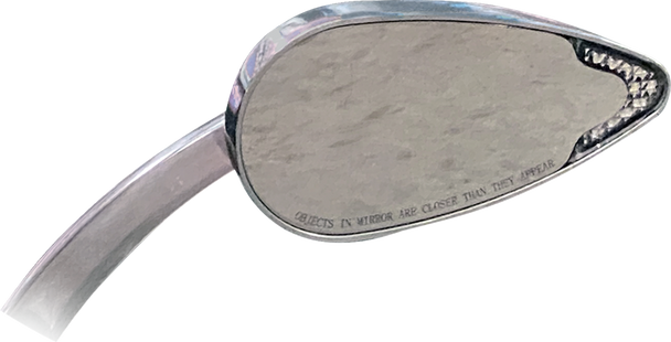 CUSTOM DYNAMICS Mirrors - Side View - with LED Turn Signals - Chrome - Pair CD-MIR-PLUG-C