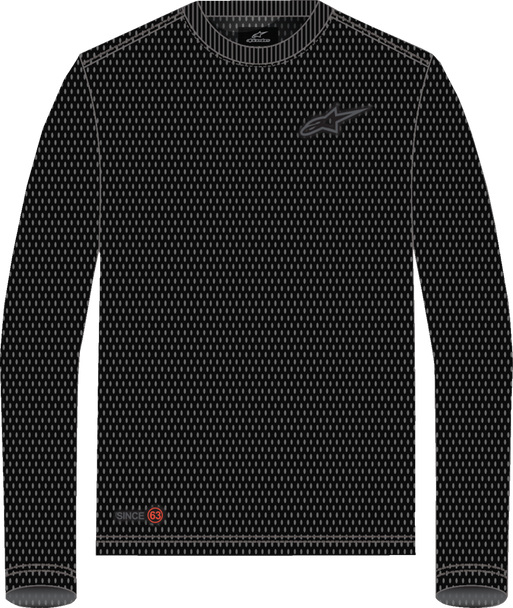 ALPINESTARS Inclinate Mesh Long-Sleeve T-Shirt - Black - Medium 1214-73500-10-M