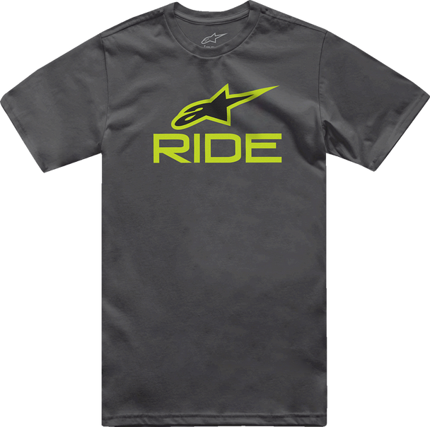 ALPINESTARS Ride 4.0 T-Shirt - Charcoal/Lime/Black - XL 1214-73112-1845-XL