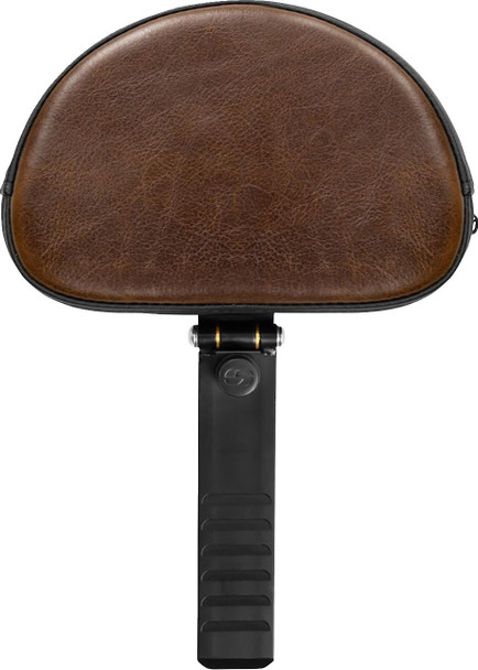  SADDLEMEN Backrest - Lariat - Distresssed Insert - Black Stitching - XL '04-'22 15708B 
