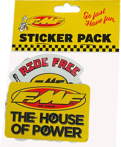  FMF Decal Sticker Pack - Go Fast Have Fun 012518 