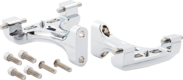  ARLEN NESS Forged Passenger Floorboard Mounts - Chrome 410-034 