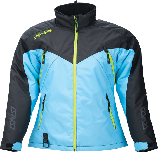 ARCTIVA Women's Pivot 7 Jacket - Black/Light Blue - XL 3121-0843