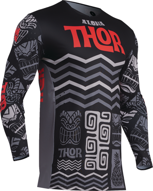 THOR Prime Aloha Jersey - Black/Gray - Medium 2910-7888