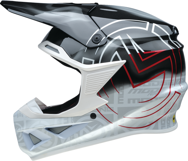 MOOSE RACING F.I. Helmet - Deceit - MIPS? - Black/White/Red - XS 0110-7989