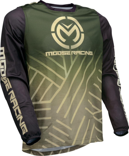  MOOSE RACING Sahara Jersey - Green/Black - Medium 29107943 