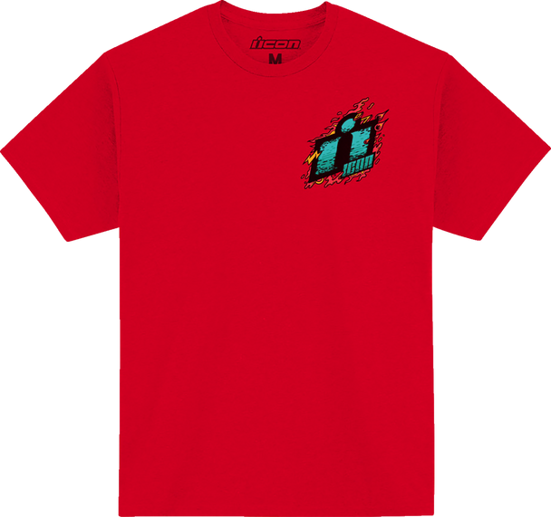 ICON Munchies* T-Shirt - Heather Red - Small 3030-24085