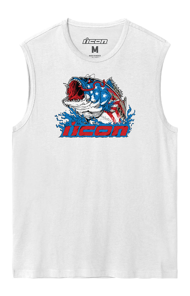ICON American Basstard* Tank Top - White - Medium 3030-24079