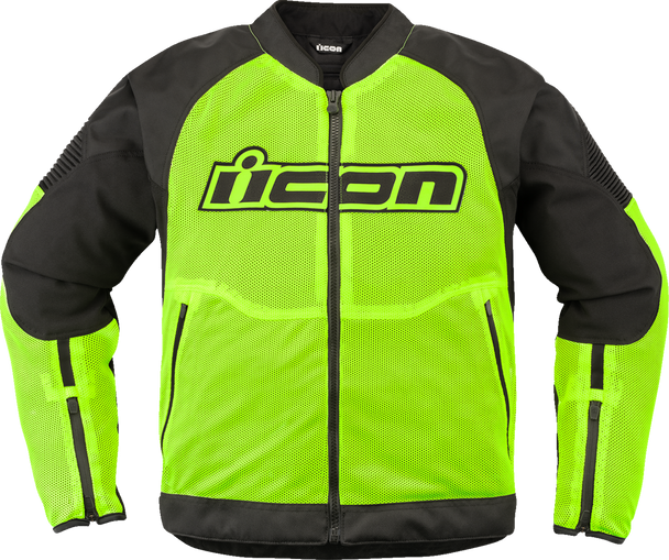 ICON Overlord3 Mesh* Jacket - Hi-Viz Yellow - Small 2820-6748