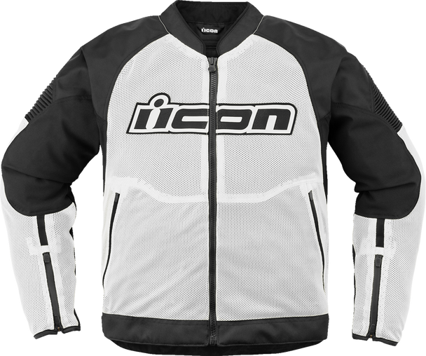 ICON Overlord3 Mesh* Jacket - White - Large 2820-6738