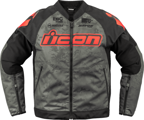 ICON Overlord3* Magnacross Jacket - Gray - 3XL 2820-6717