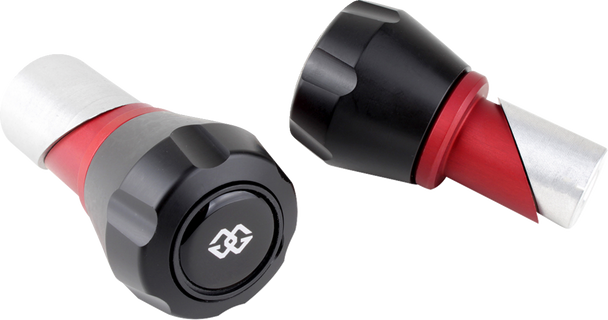 GILLES TOOLING Rear Axle Protector - Black/Red - Aprilia GTA-R-A01-BR