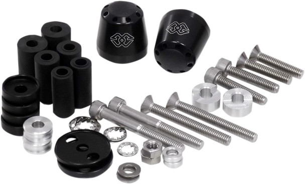  GILLES TOOLING Bar-End Weights - Cone - Black LG-CO-22-B 