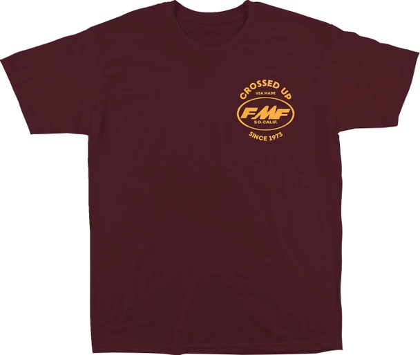  FMF Crossed Up T-Shirt - Maroon - 2XL SP24118901MRN2X 