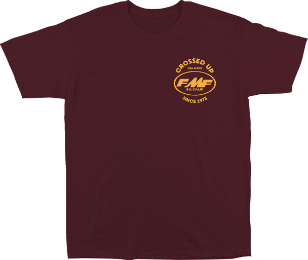  FMF Crossed Up T-Shirt - Maroon - Large SP24118901MRNLG 