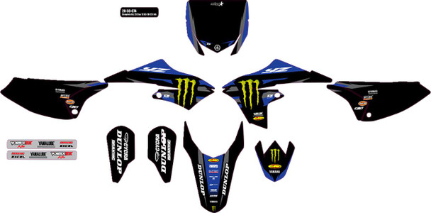  D'COR VISUALS Graphic Kit - Monster Energy - Star 20-50-074 