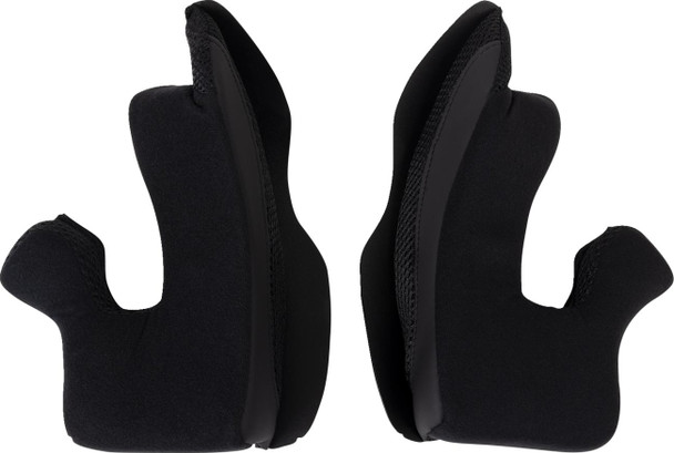  MOOSE RACING Air Intake Cheek Pads - Black - Large 0134-3198 